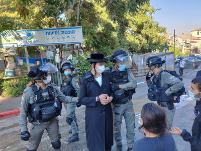 עימותים ליד מאה שערים בעקבות האכיפה