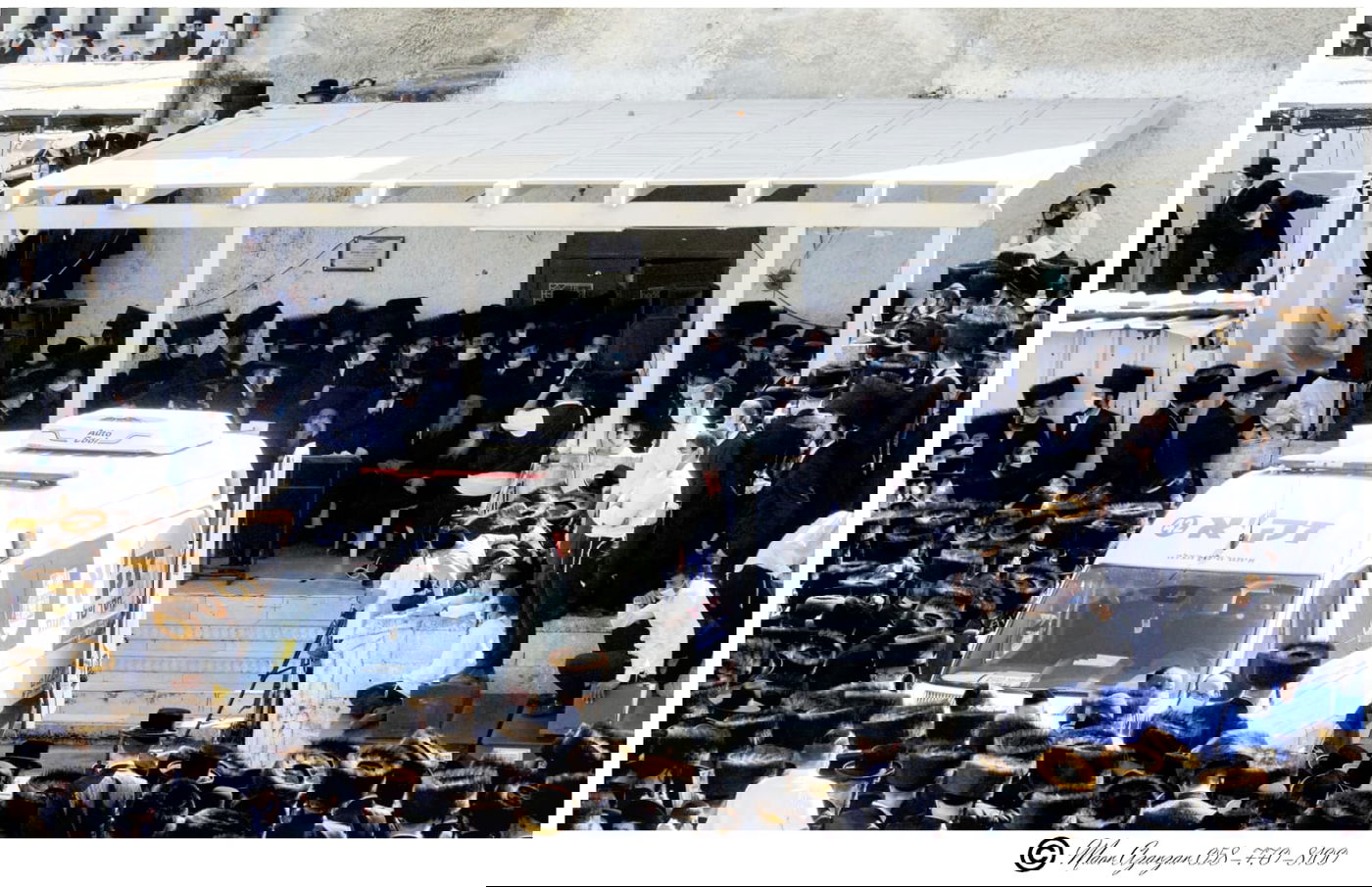 תיעוד: הרבנית האלמנה, בהלוויית האדמו"ר