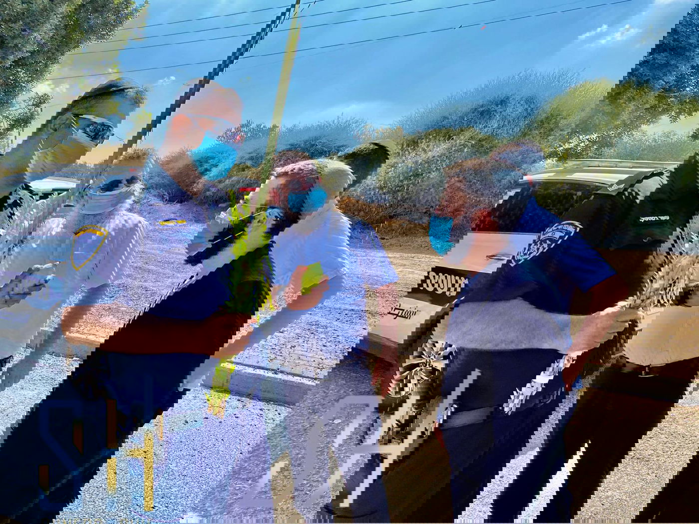 בדרך להפגנה: 'הדגלים השחורים' נטלו לולב