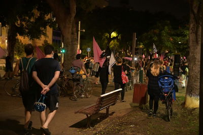 בניגוד להנחיות: הפגנה המונית בתל אביב