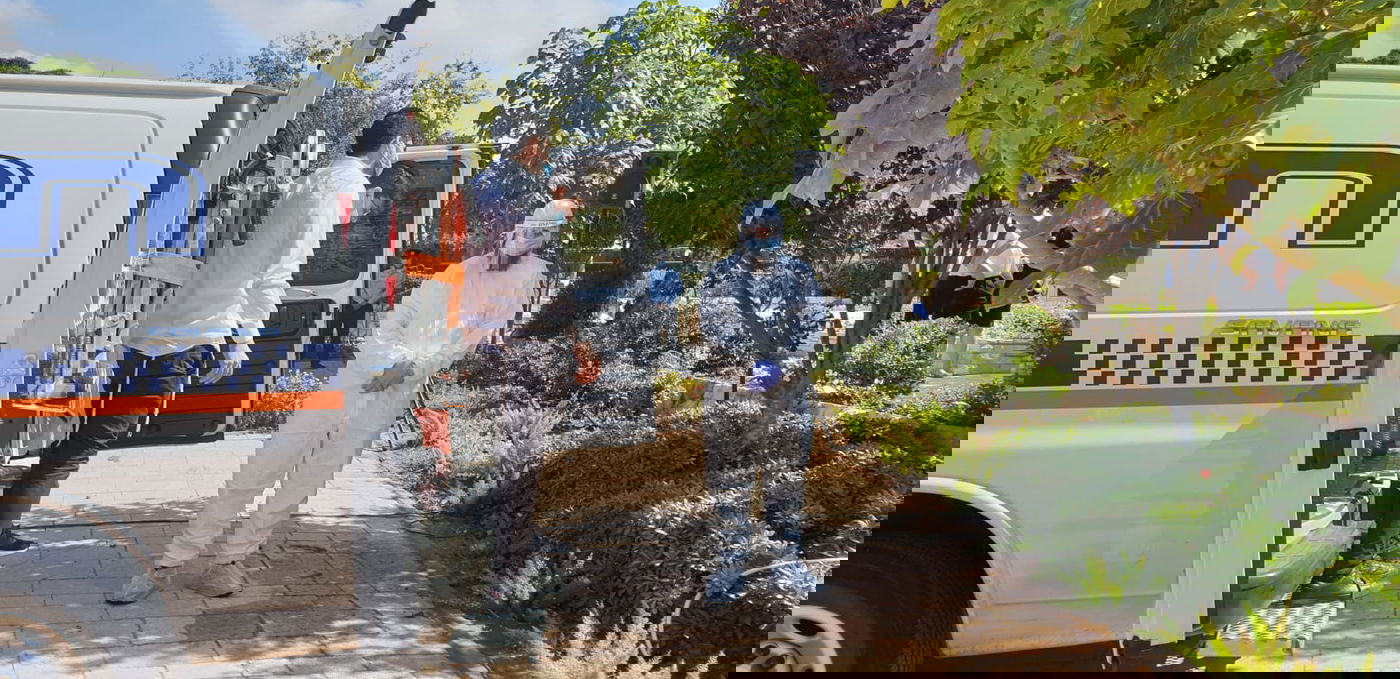 ה'קדיש' של ילדי השוטר מבני ברק שנפטר מקורונה