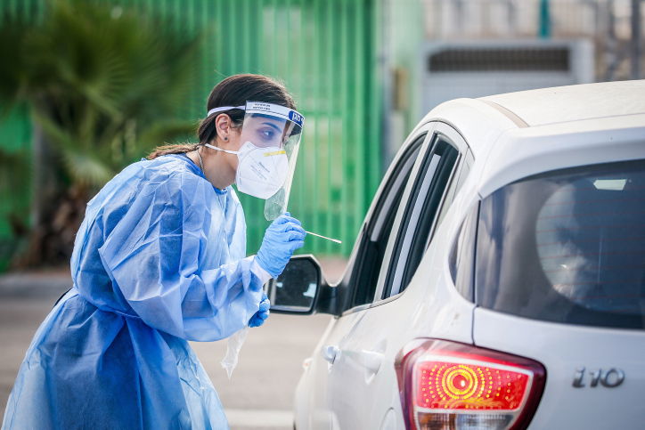 מגמת ירידה: רק 4.9% מהבדיקות - חיוביות