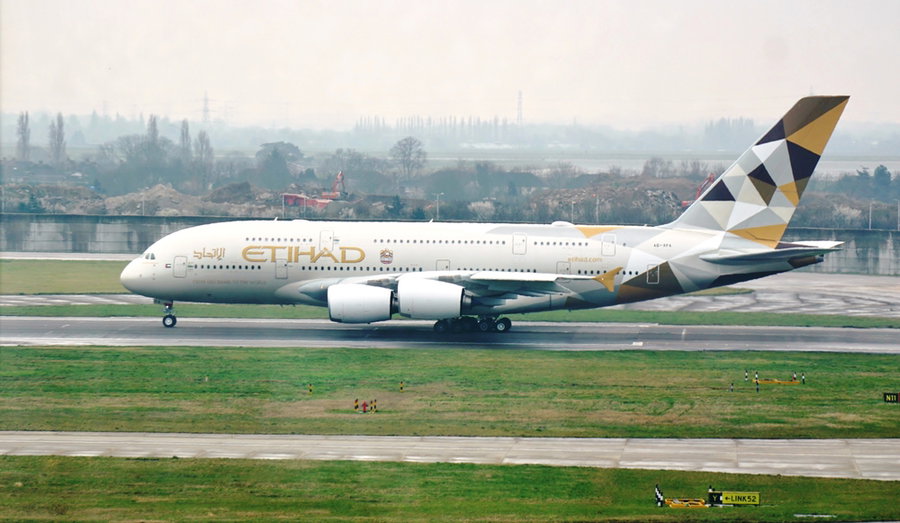 מטוס של חברת Etihad