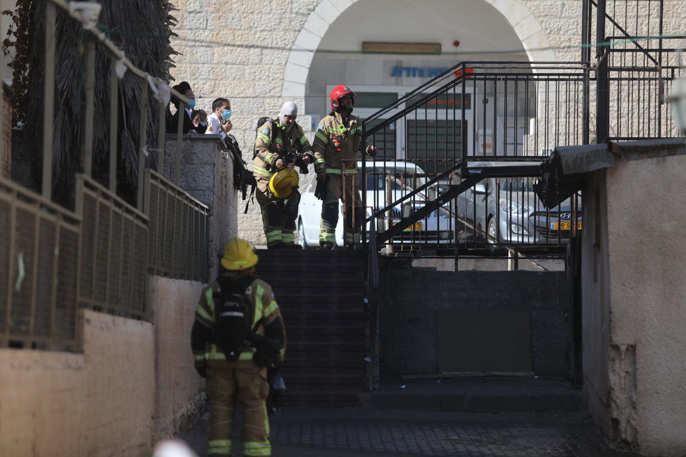 שריפה גדולה ב"מוסדות רמ"א" בירושלים