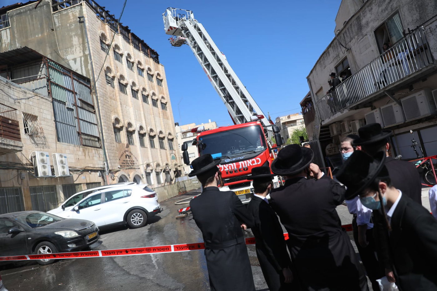שריפה גדולה ב"מוסדות רמ"א" בירושלים