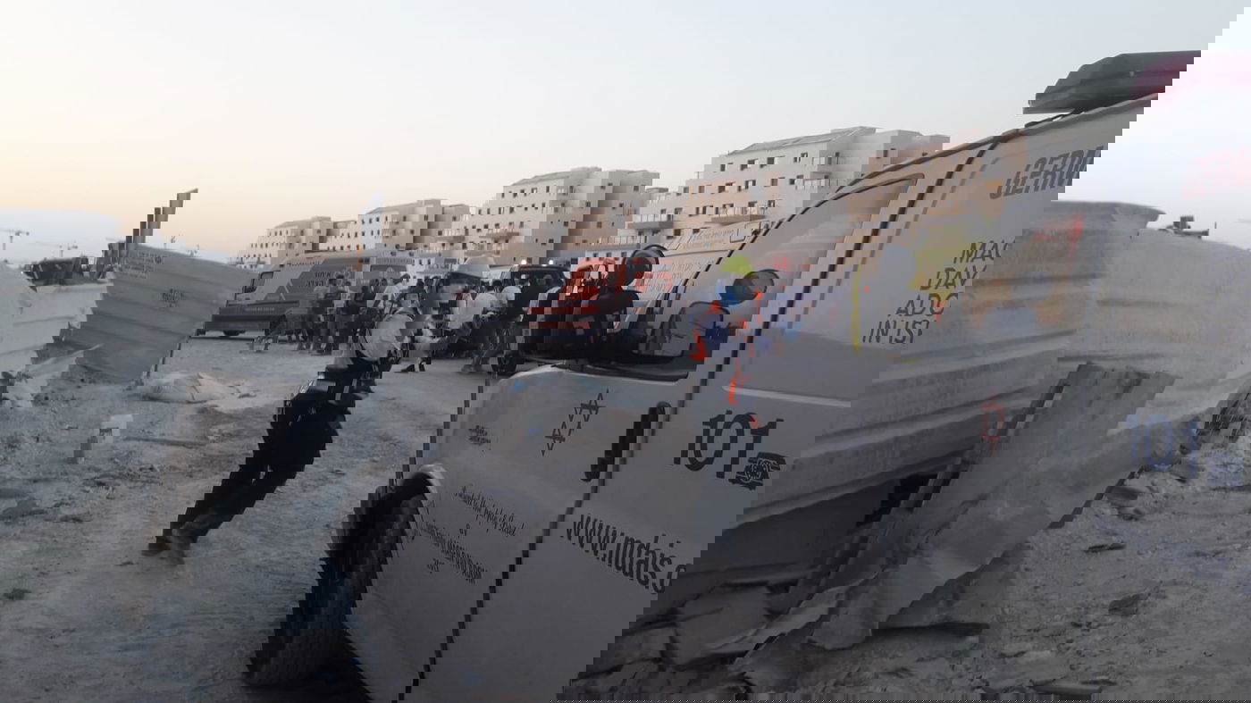 בית שמש: פיגומים קרסו; 5 פועלים נפצעו