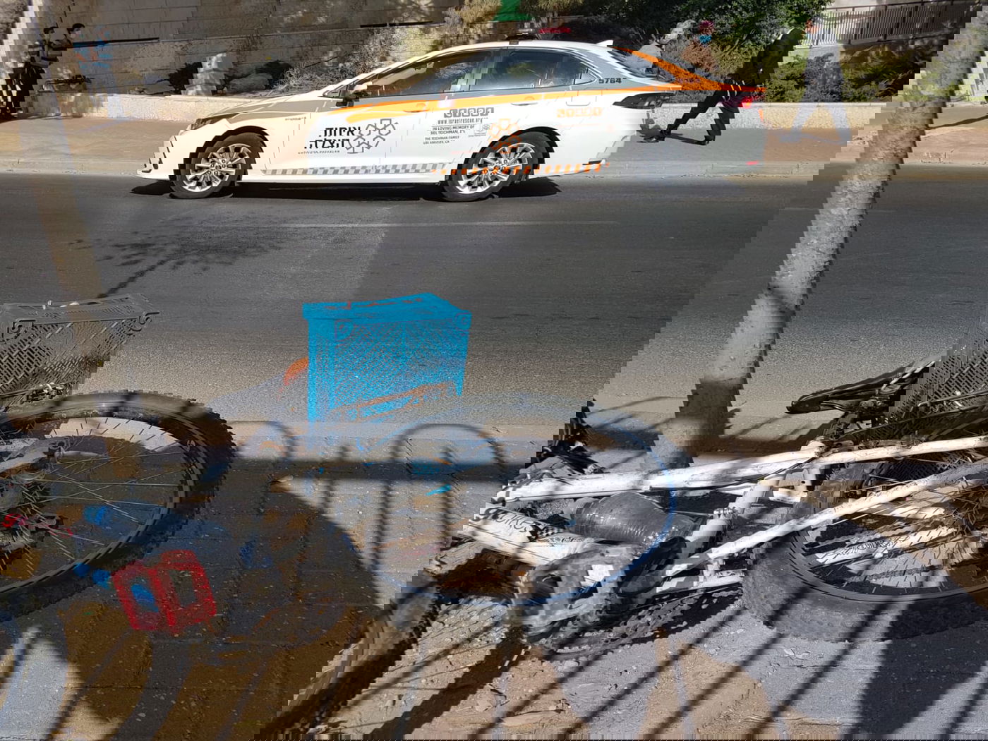 זירת התאונה