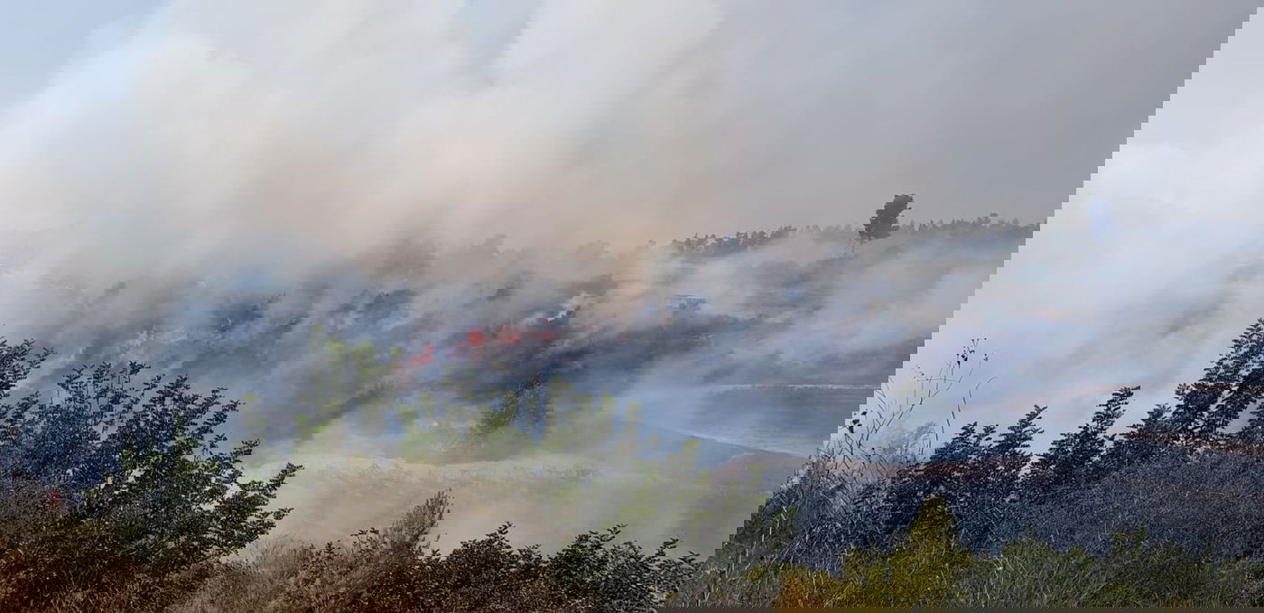 שריפת ענק: 50 תלמידים פונו מבית ספרם