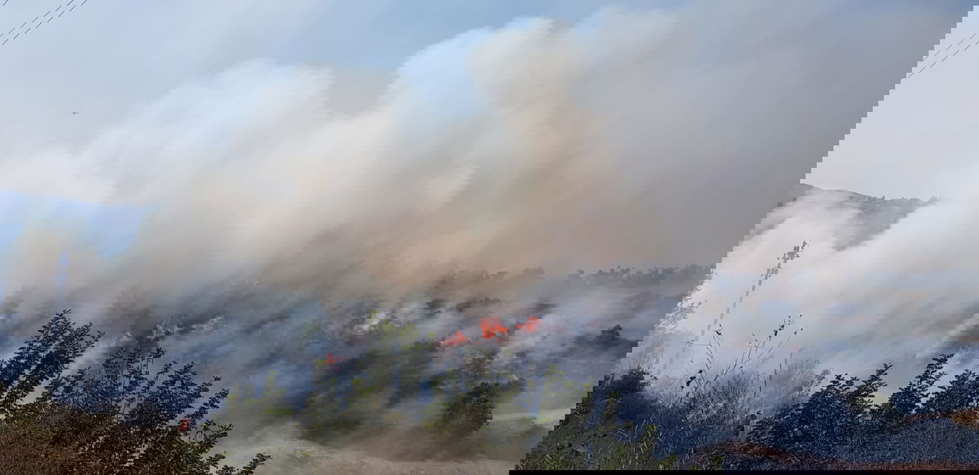 שריפת ענק: 50 תלמידים פונו מבית ספרם