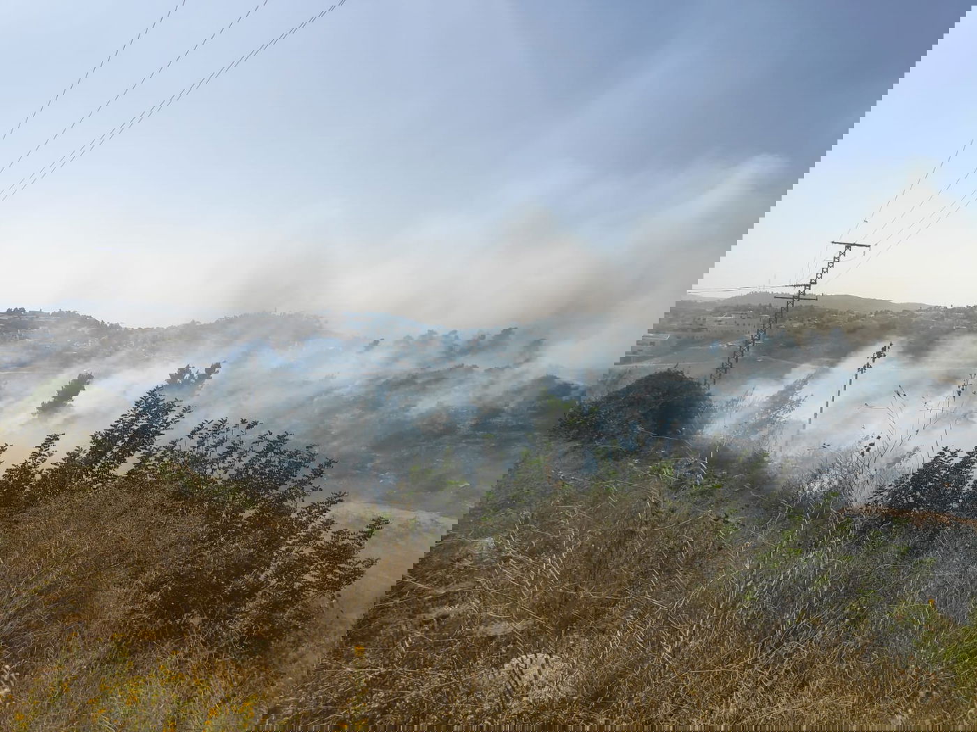 שריפת ענק: 50 תלמידים פונו מבית ספרם