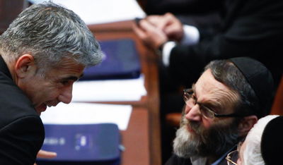 לפיד וגפני בחזית אחידה: נגד פעילות המיסיון