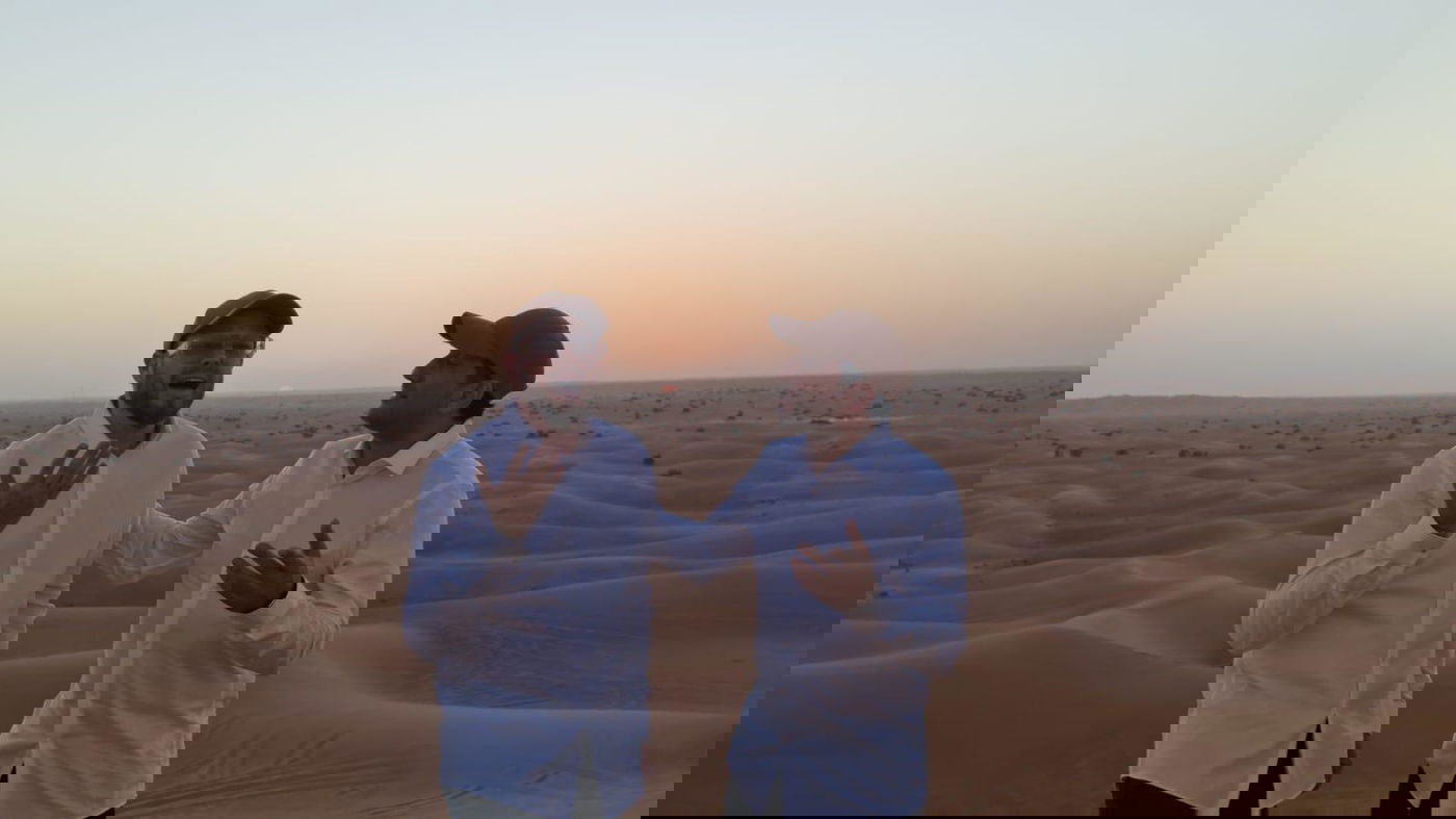 חיים ישראל ושוקי סלומון בצילומי קליפ בדובאי. צפו