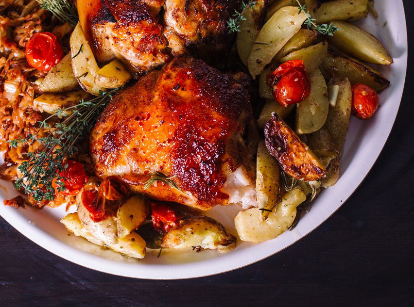 פרגיות בתנור ברוטב פיקנטי מושלם