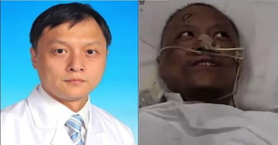 הסיני שנהיה 'שחור' בקורונה, החלים. כך הוא נראה היום