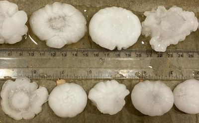 החורף כבר כאן: גשם וברד בהרי אילת • צפו