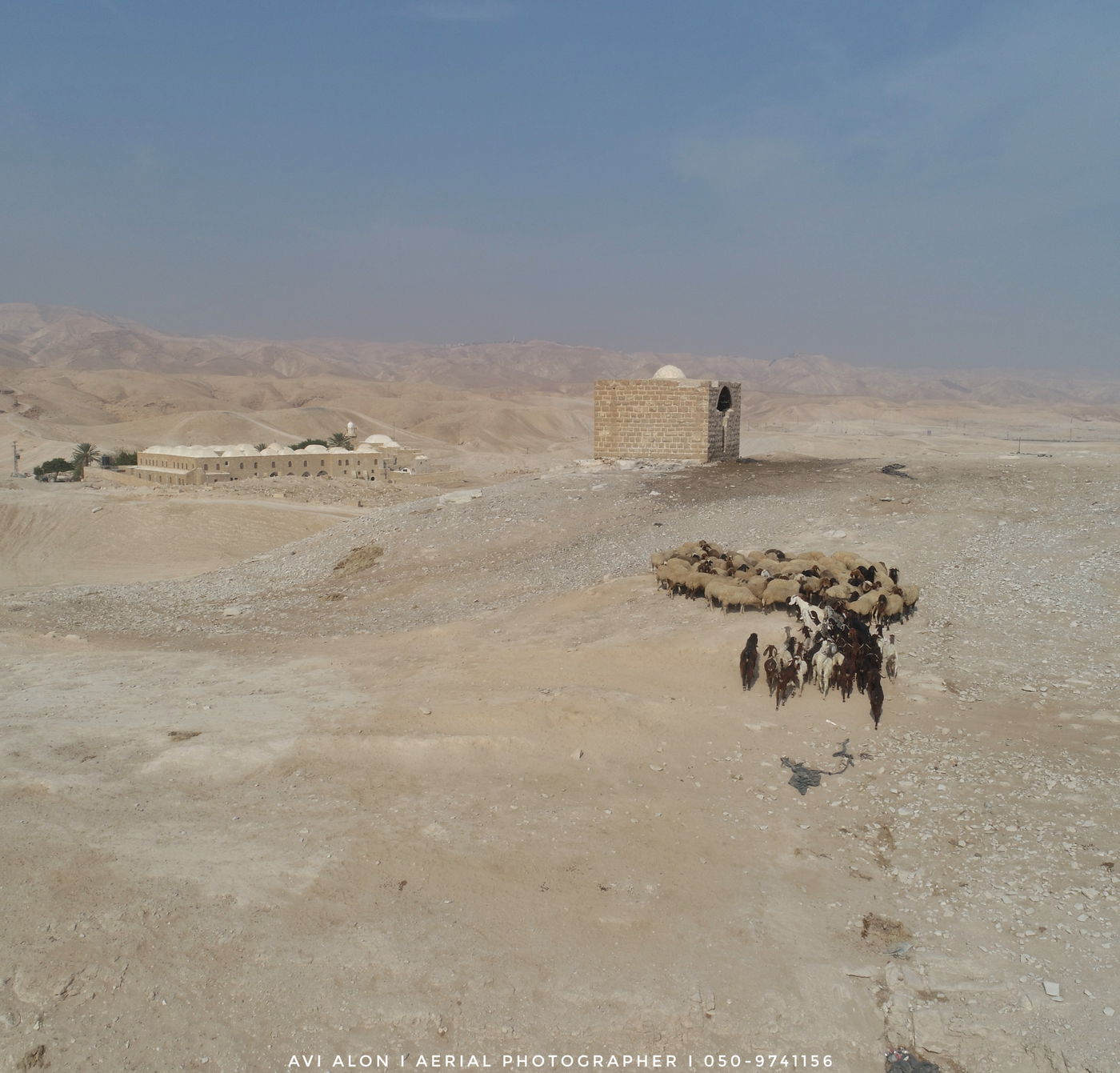 נבי מוסא וים המלח - במבט מרהיב מהאוויר