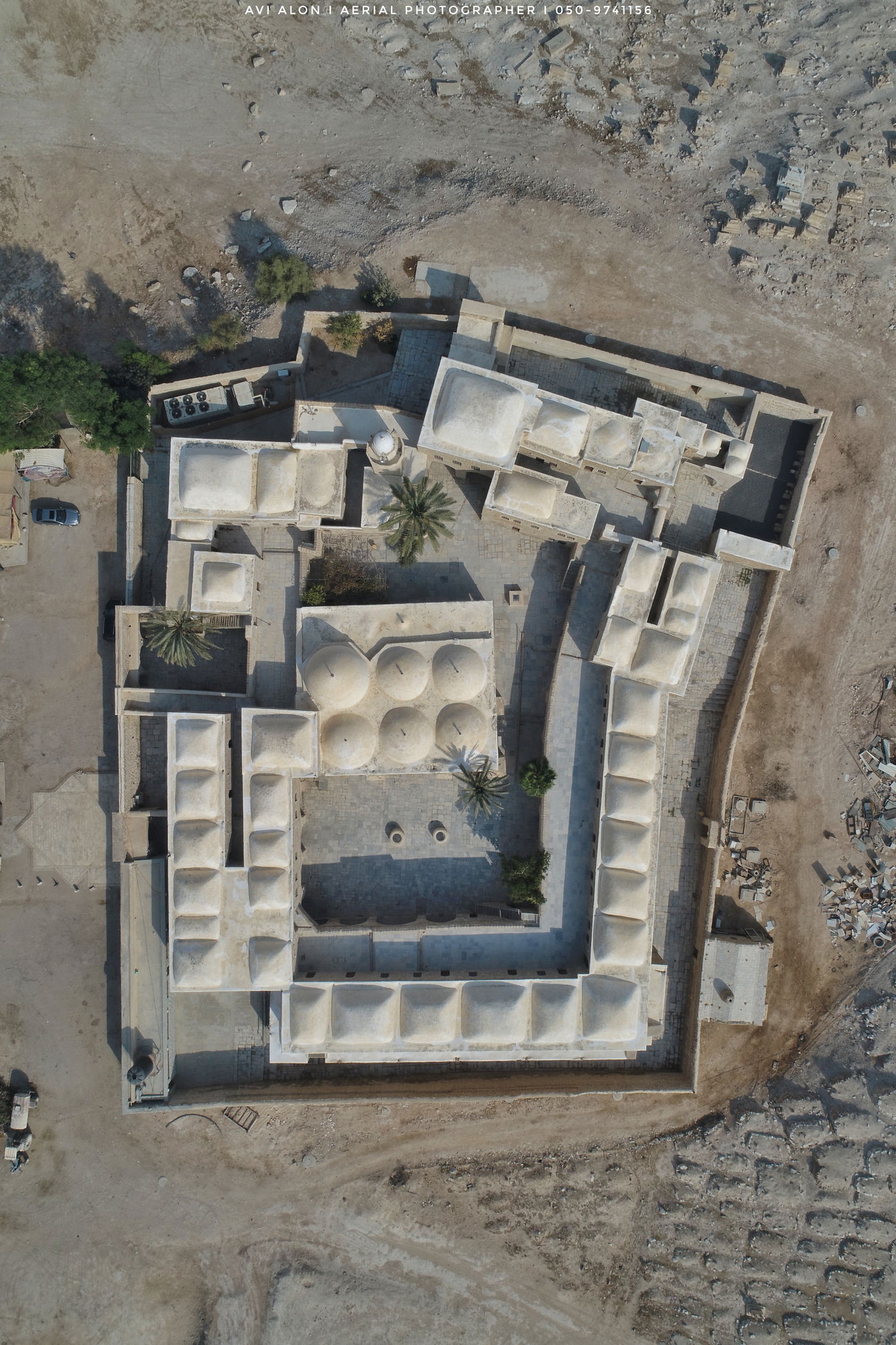 נבי מוסא וים המלח - במבט מרהיב מהאוויר