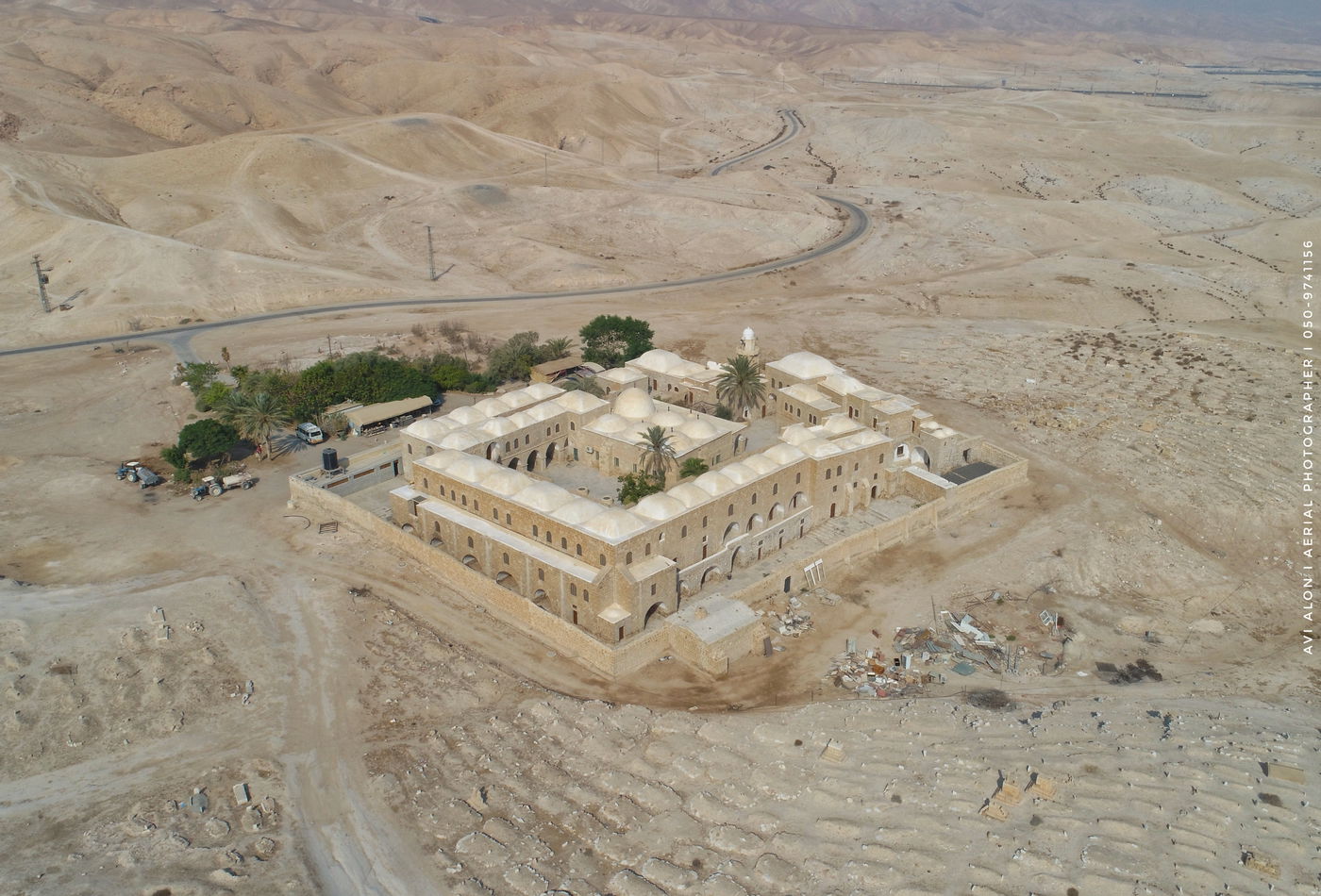 נבי מוסא וים המלח - במבט מרהיב מהאוויר