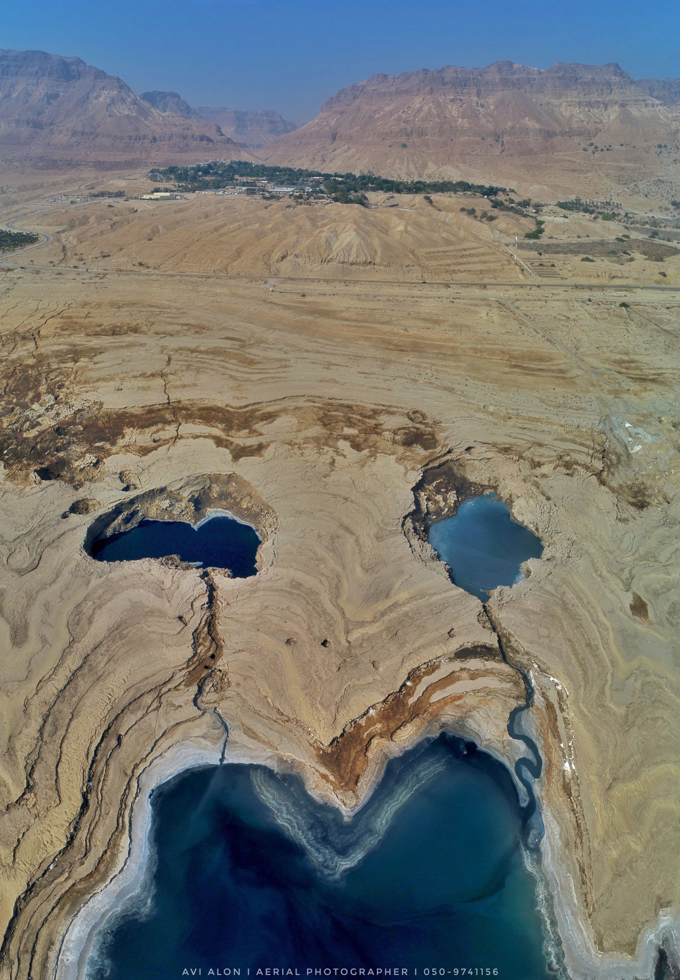 נבי מוסא וים המלח - במבט מרהיב מהאוויר
