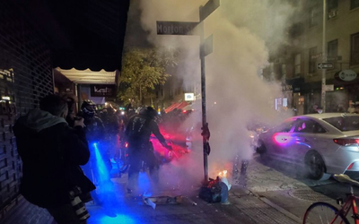 הדרמה בבחירות: הפגנות אלימות בארה"ב