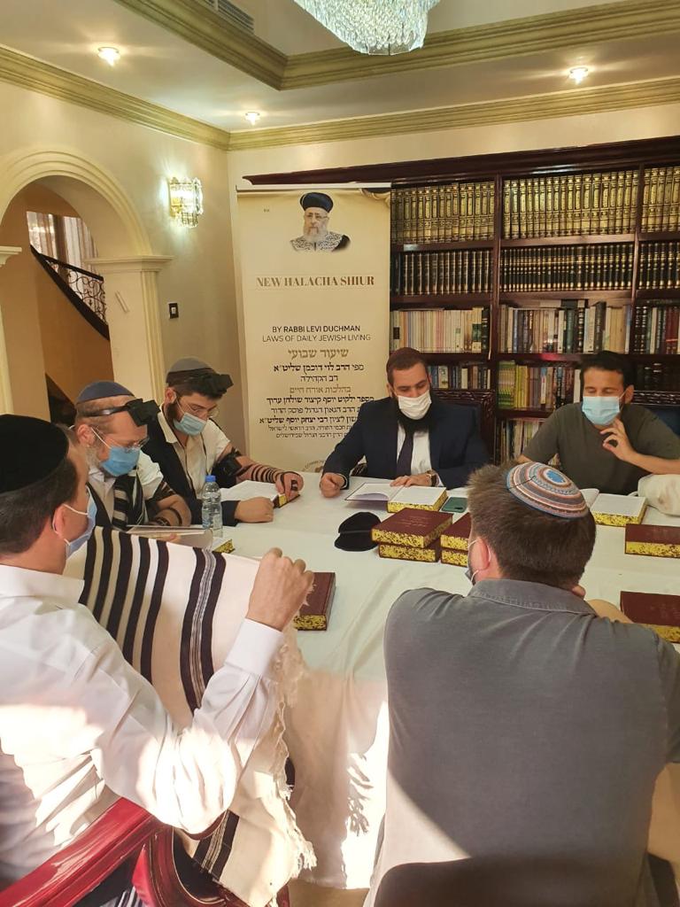 בדובאי: הבכירים למדו מתורת הראשון לציון