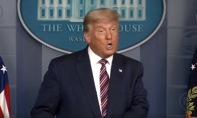 טראמפ בנאומו הלילה