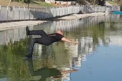 כשהקוסם חזי דין הלך על המים • צפו בווידאו