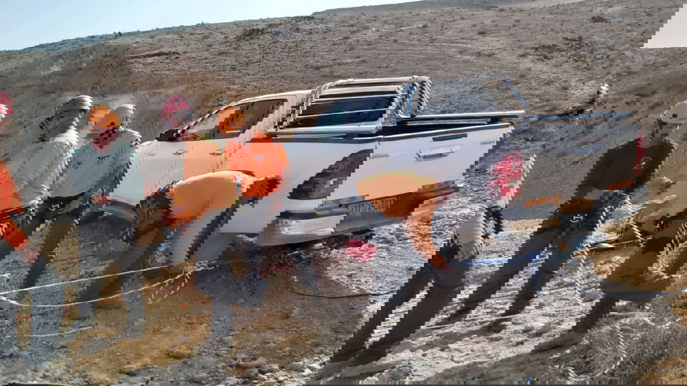 נער בן 14 חולץ ממצוק בגובה 40 מטר • צפו