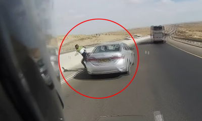 פעילות נגד גנבי רכב; צפו במרדף הדרמטי