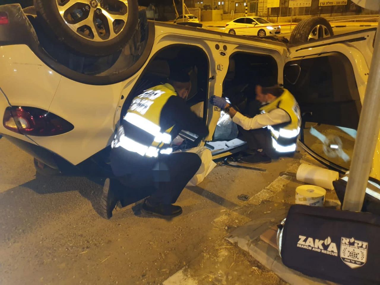 מזירת התאונה