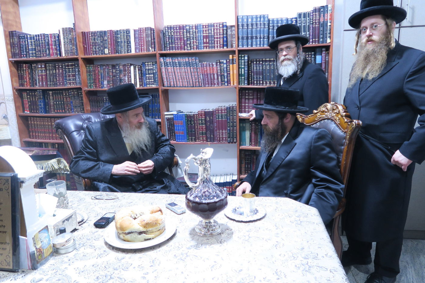 האדמו''ר מפיטסבורג בביקור אצל האדמו''ר מהאורנסטייפל