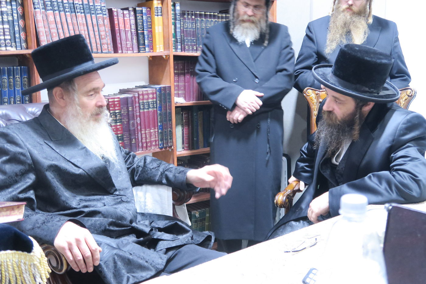 האדמו''ר מפיטסבורג בביקור אצל האדמו''ר מהאורנסטייפל