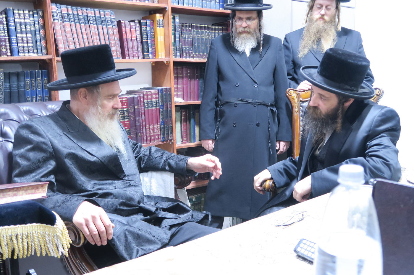 האדמו''ר מפיטסבורג בביקור אצל האדמו''ר מהאורנסטייפל