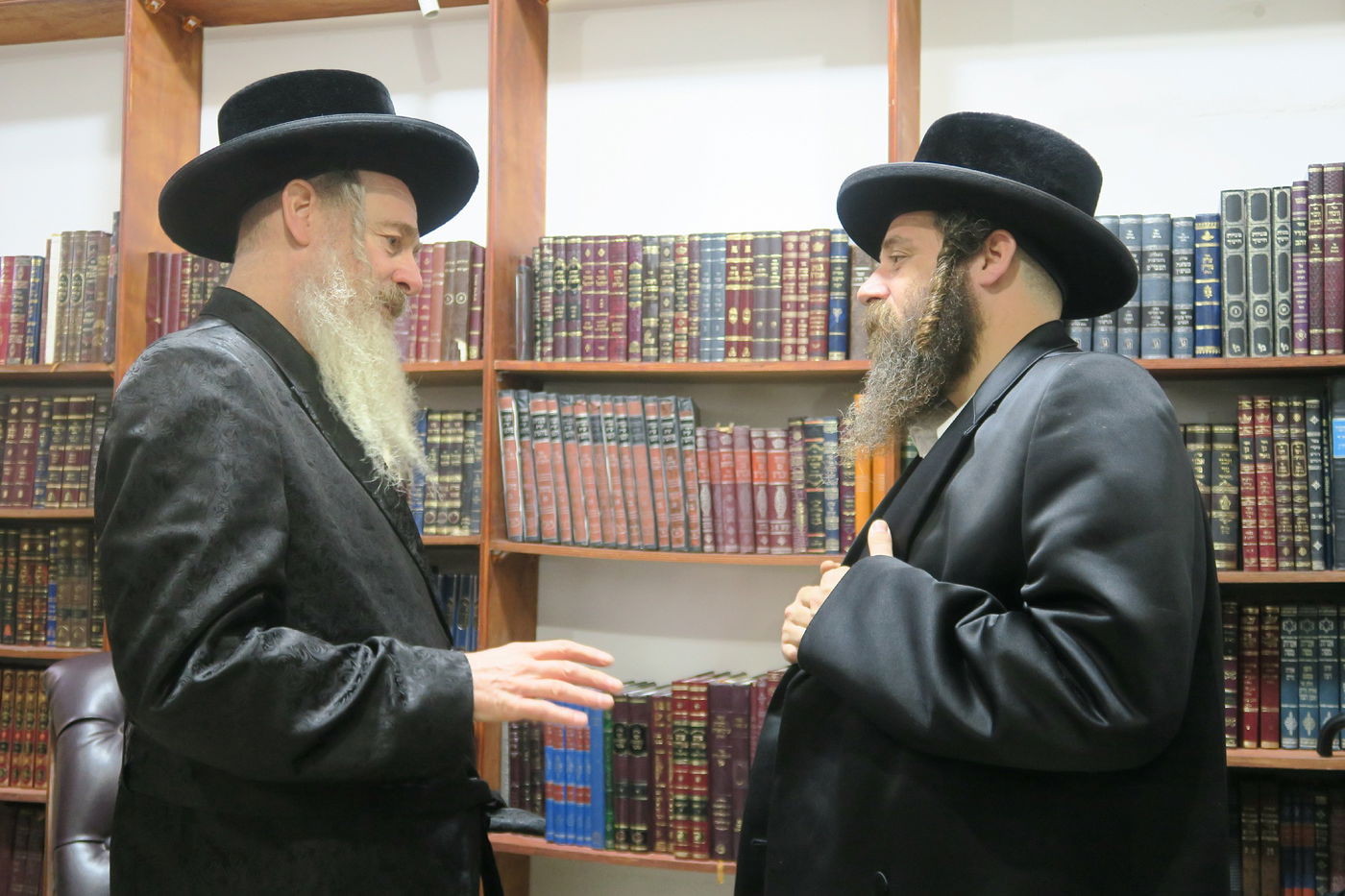 האדמו''ר מפיטסבורג בביקור אצל האדמו''ר מהאורנסטייפל