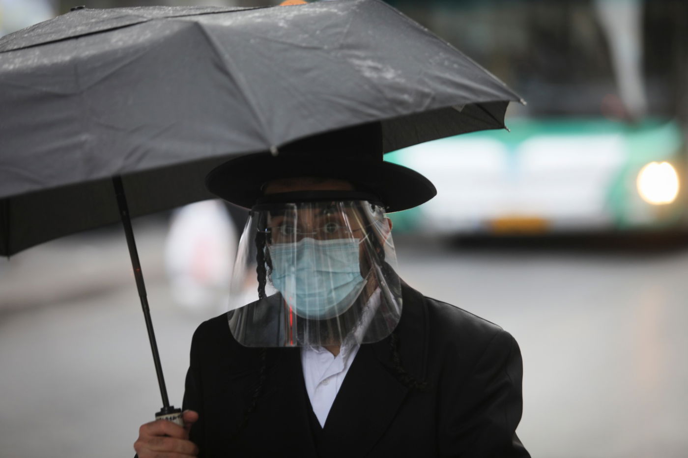 קורונה וחורף: גלריה מרחובות העיר ירושלים