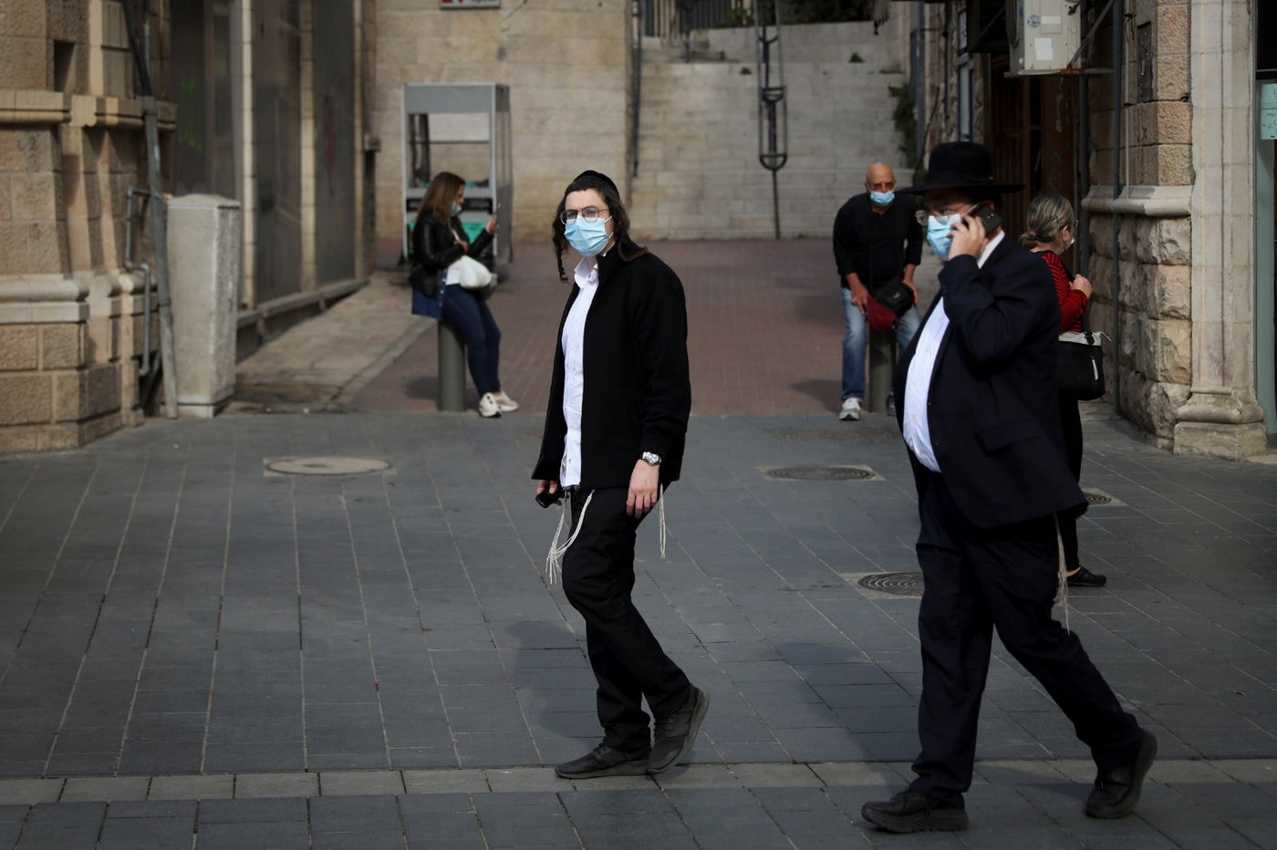 קורונה וחורף: גלריה מרחובות העיר ירושלים