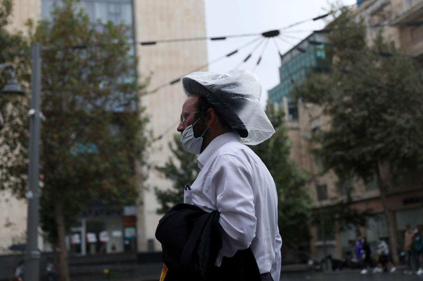 קורונה וחורף: גלריה מרחובות העיר ירושלים