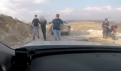 נהג ללא רישיון, ונעצר בתום מרדף • תיעוד