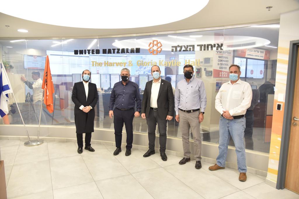 מנכ"ל הכנסת, סמי בקלש, התארח במטה איחוד הצלה