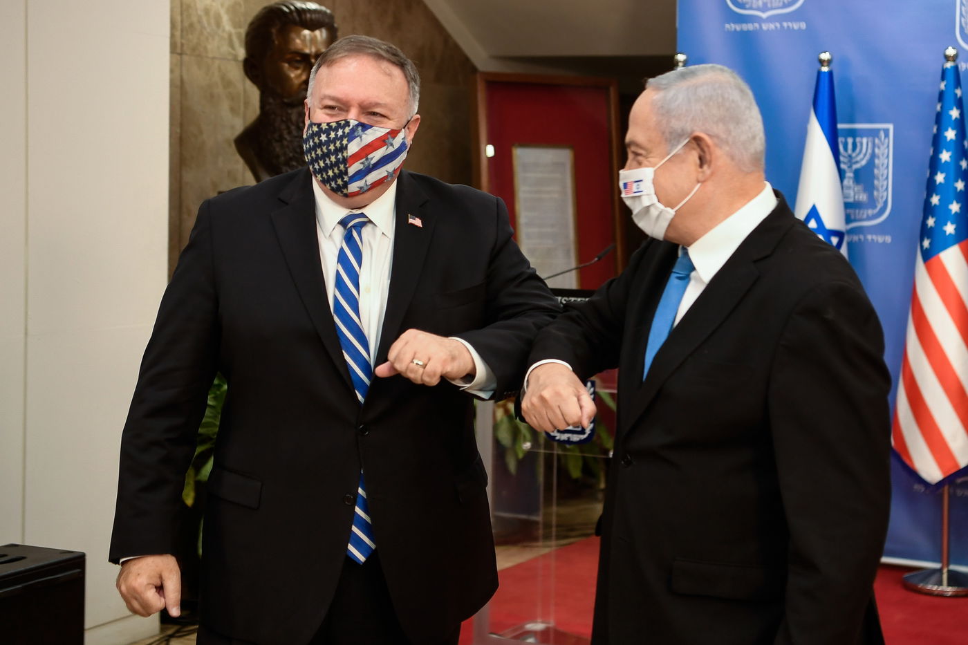 פומפאו עם נתניהו. ארכיון