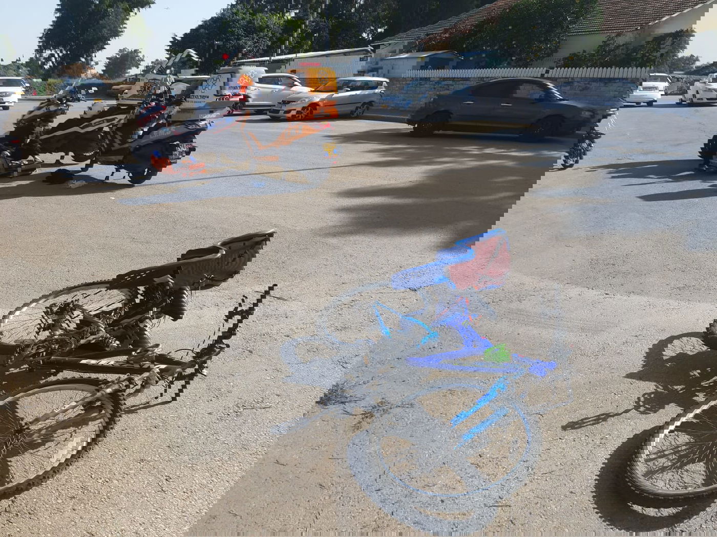 זירת התאונה