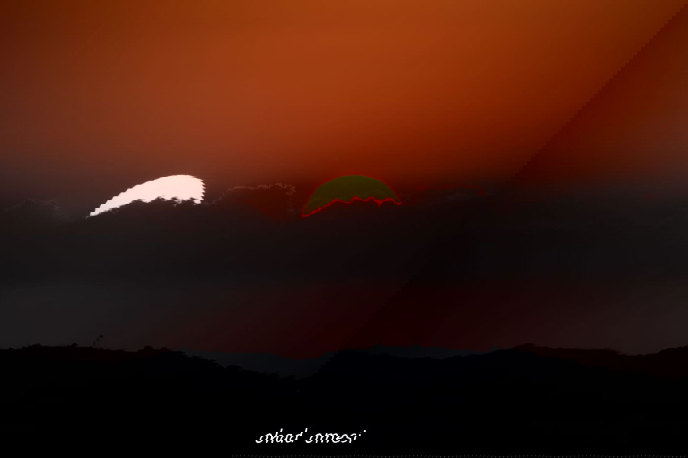 מרהיב: הזריחה הבוקר בהר הגעש הישראלי