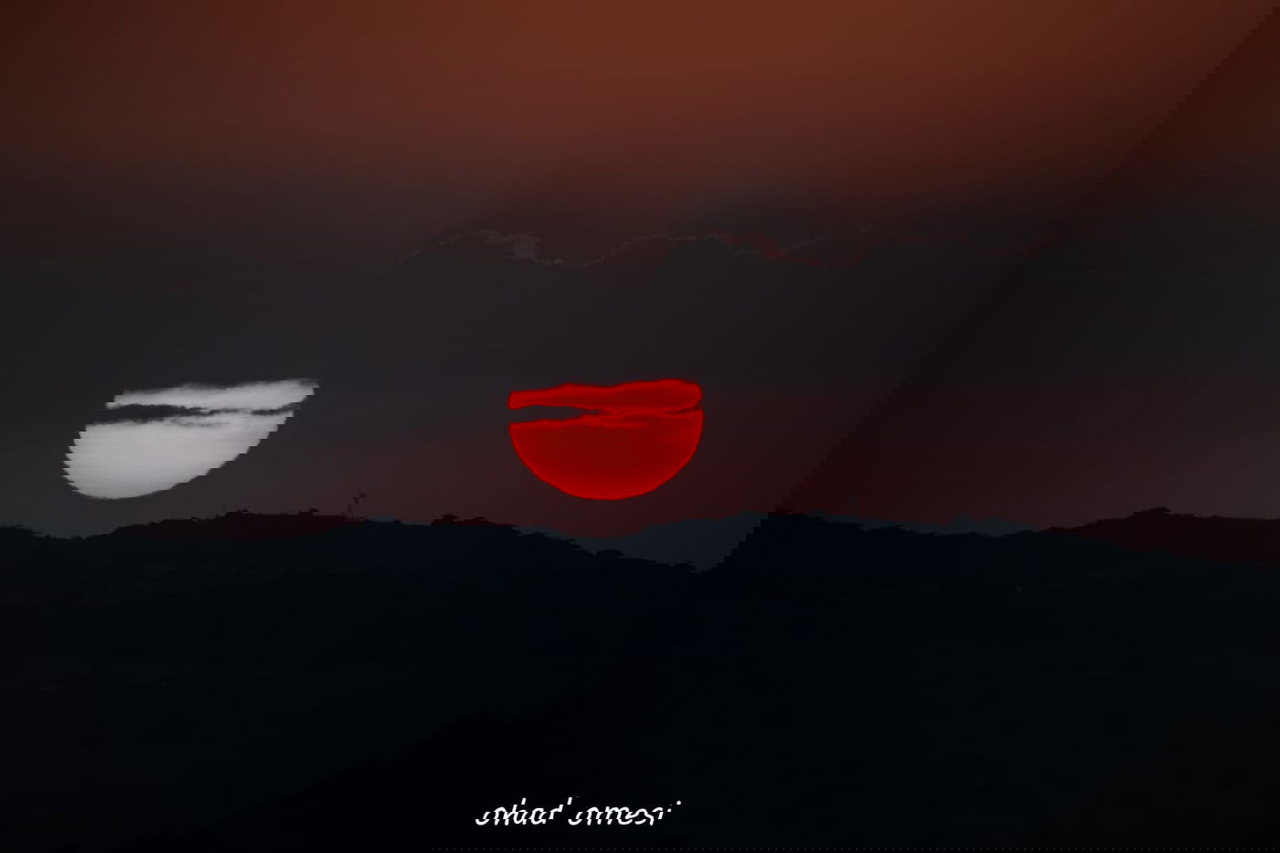 מרהיב: הזריחה הבוקר בהר הגעש הישראלי