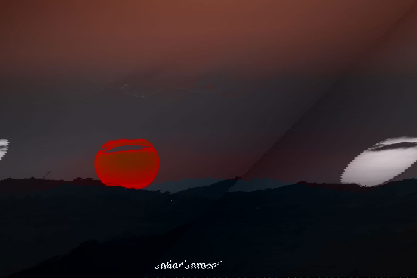 מרהיב: הזריחה הבוקר בהר הגעש הישראלי