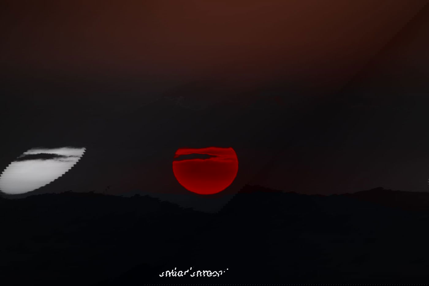 מרהיב: הזריחה הבוקר בהר הגעש הישראלי