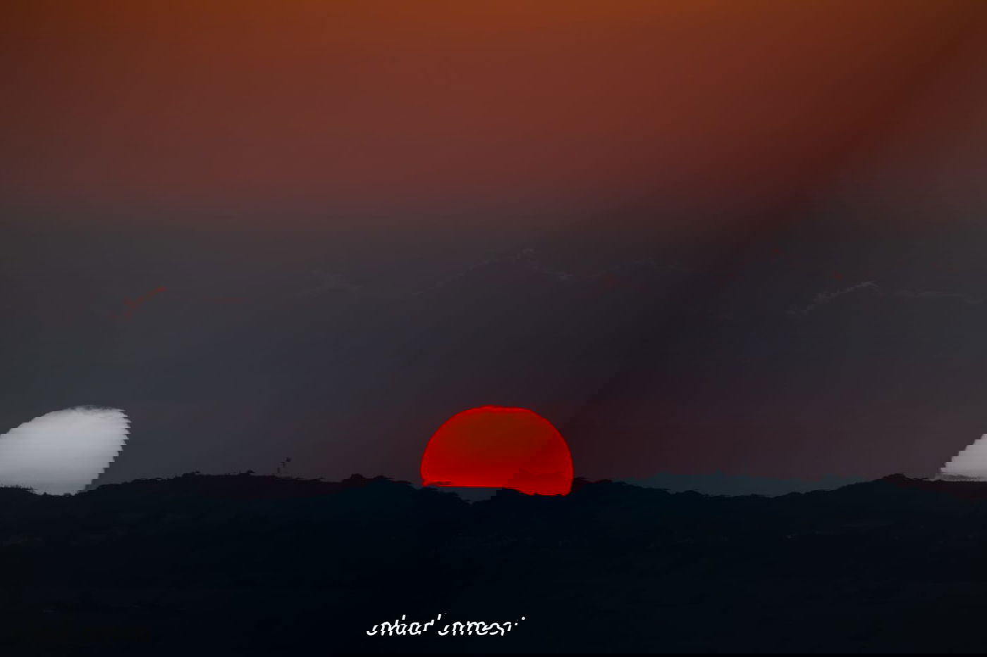 מרהיב: הזריחה הבוקר בהר הגעש הישראלי