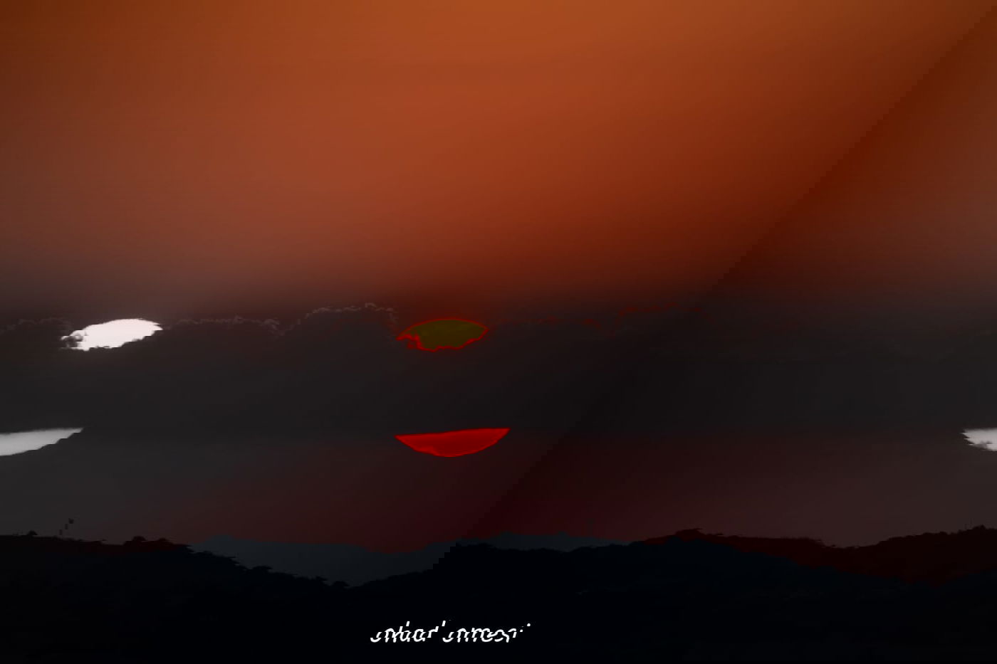 מרהיב: הזריחה הבוקר בהר הגעש הישראלי