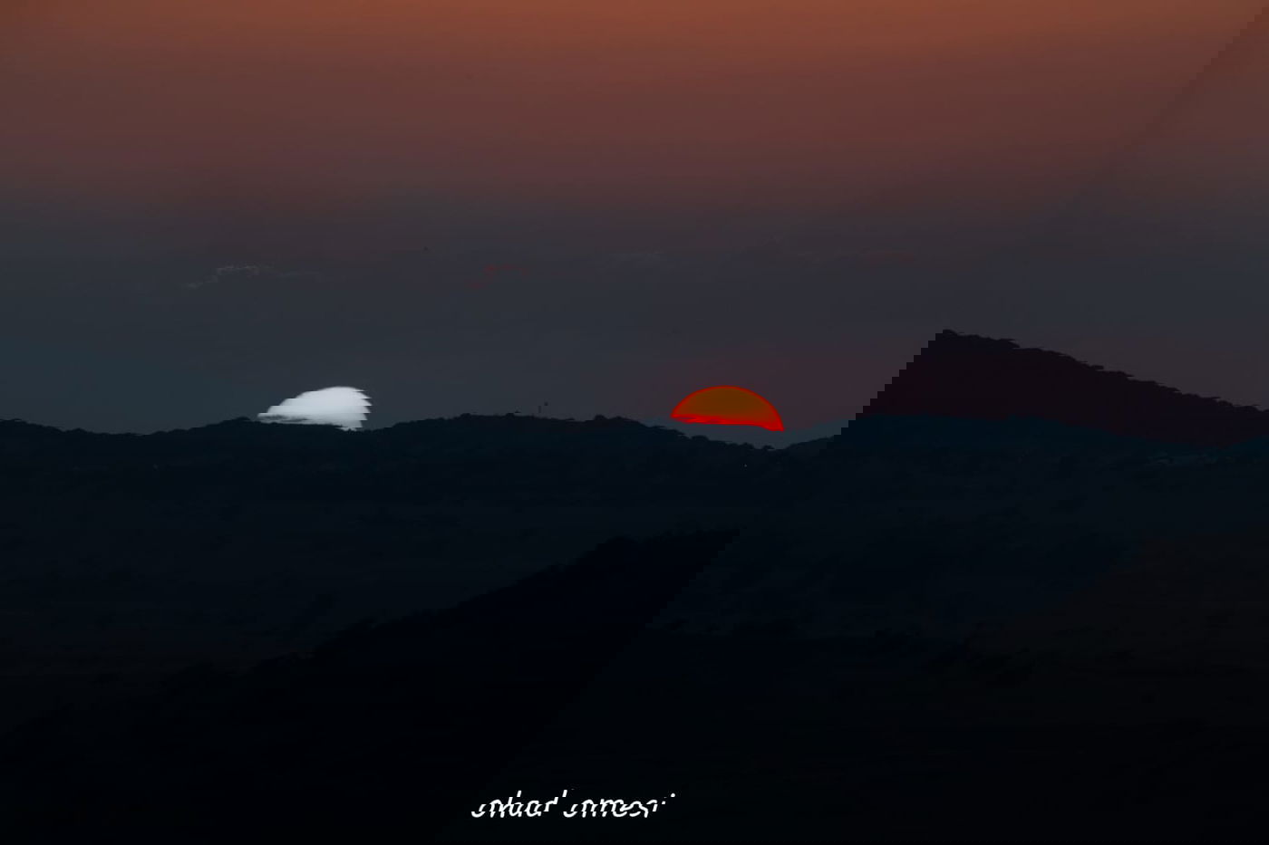 מרהיב: הזריחה הבוקר בהר הגעש הישראלי