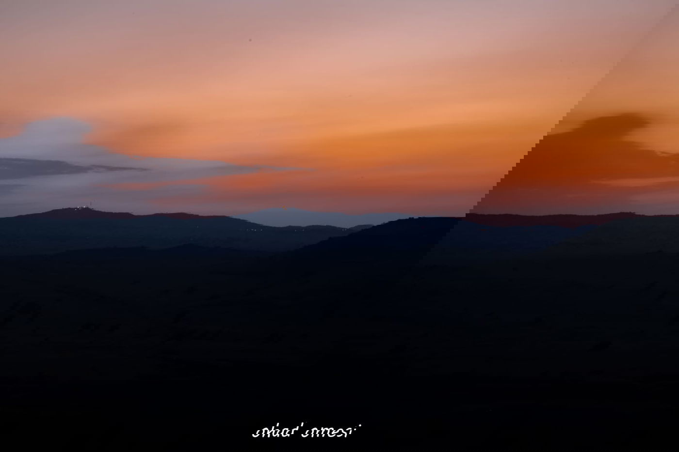 מרהיב: הזריחה הבוקר בהר הגעש הישראלי