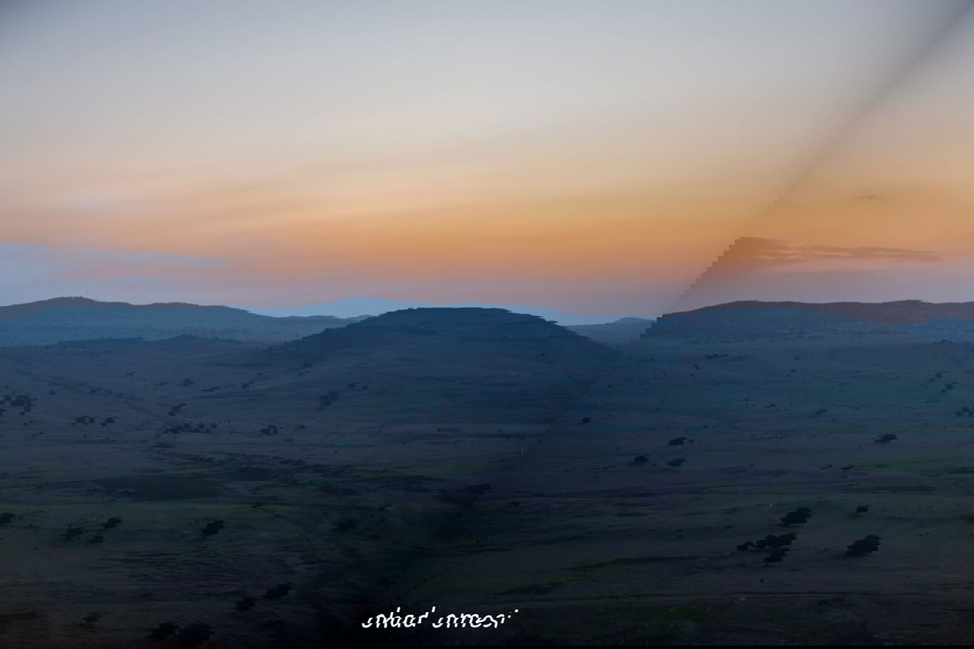 מרהיב: הזריחה הבוקר בהר הגעש הישראלי